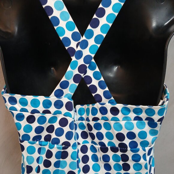 Calvin Klein Dotted Halter Dress - Picture 8 of 9